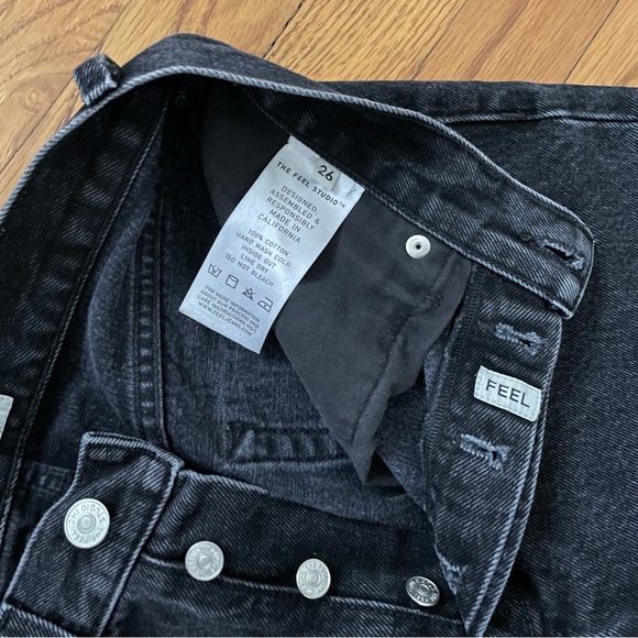 The FEEL Studio Inc black jeans size 26 - Picture 5 of 7